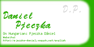 daniel pjeczka business card